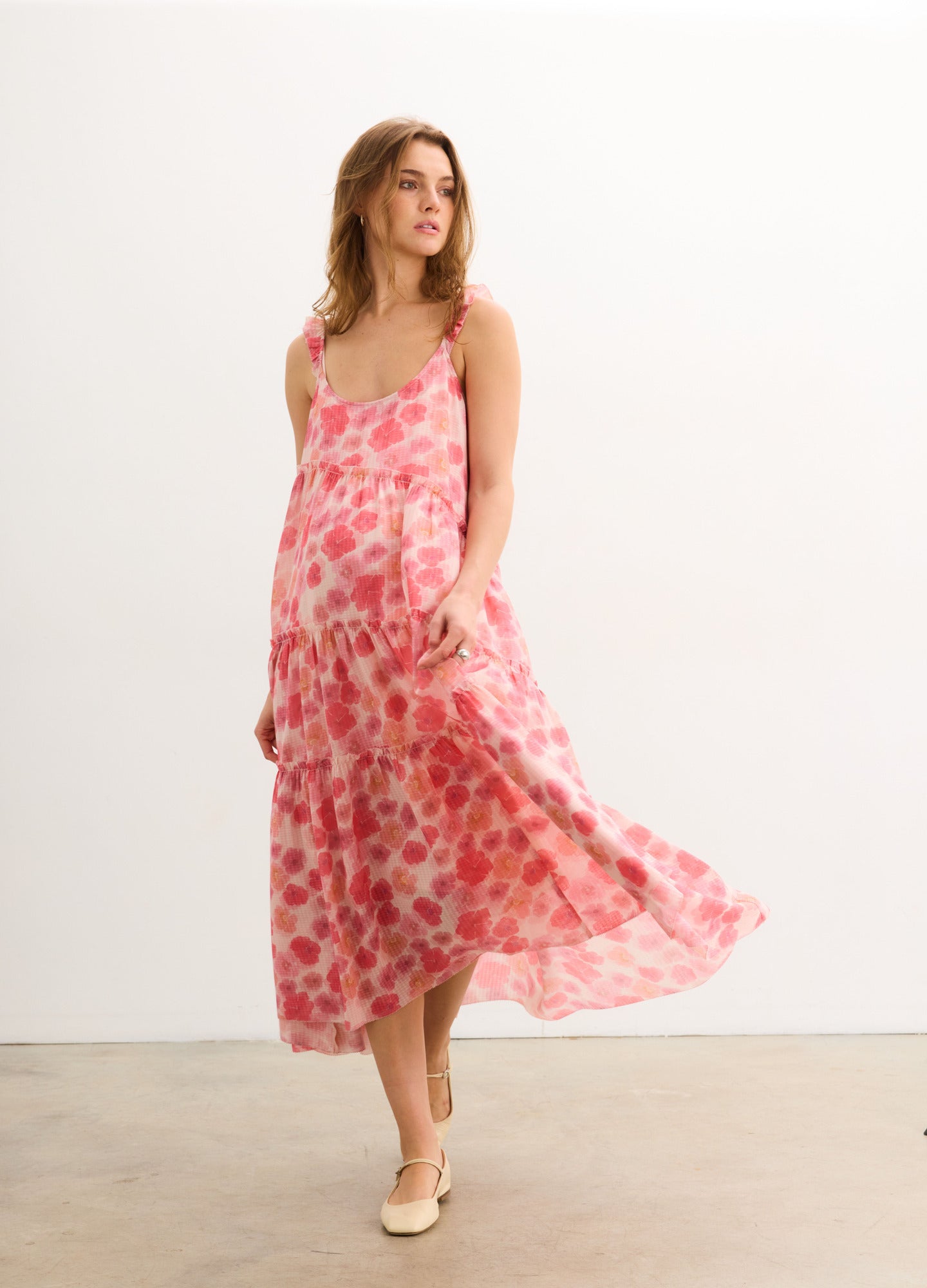 The Anaelle Dress - Elegant Women's Floral Maxi Dress for Summer, Beach, and Special Occasions | Comfortable & Stylish Casual Wear