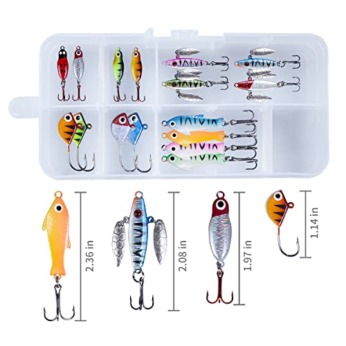 16pcs Ice Jig