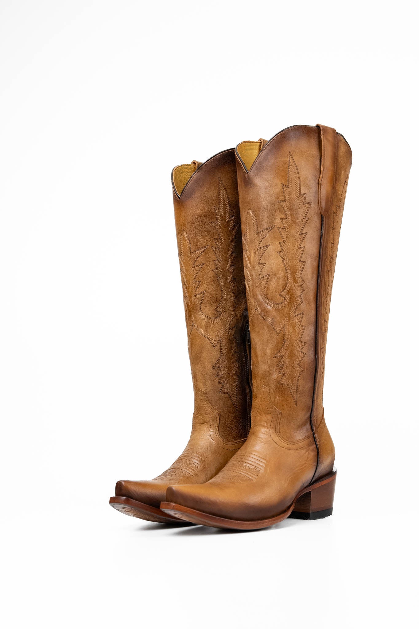 Scarlett Women's Tall Snip Toe Cowgirl Boots - Western Riding Boots for Country Dancing, Rodeo & Fashion Outfits