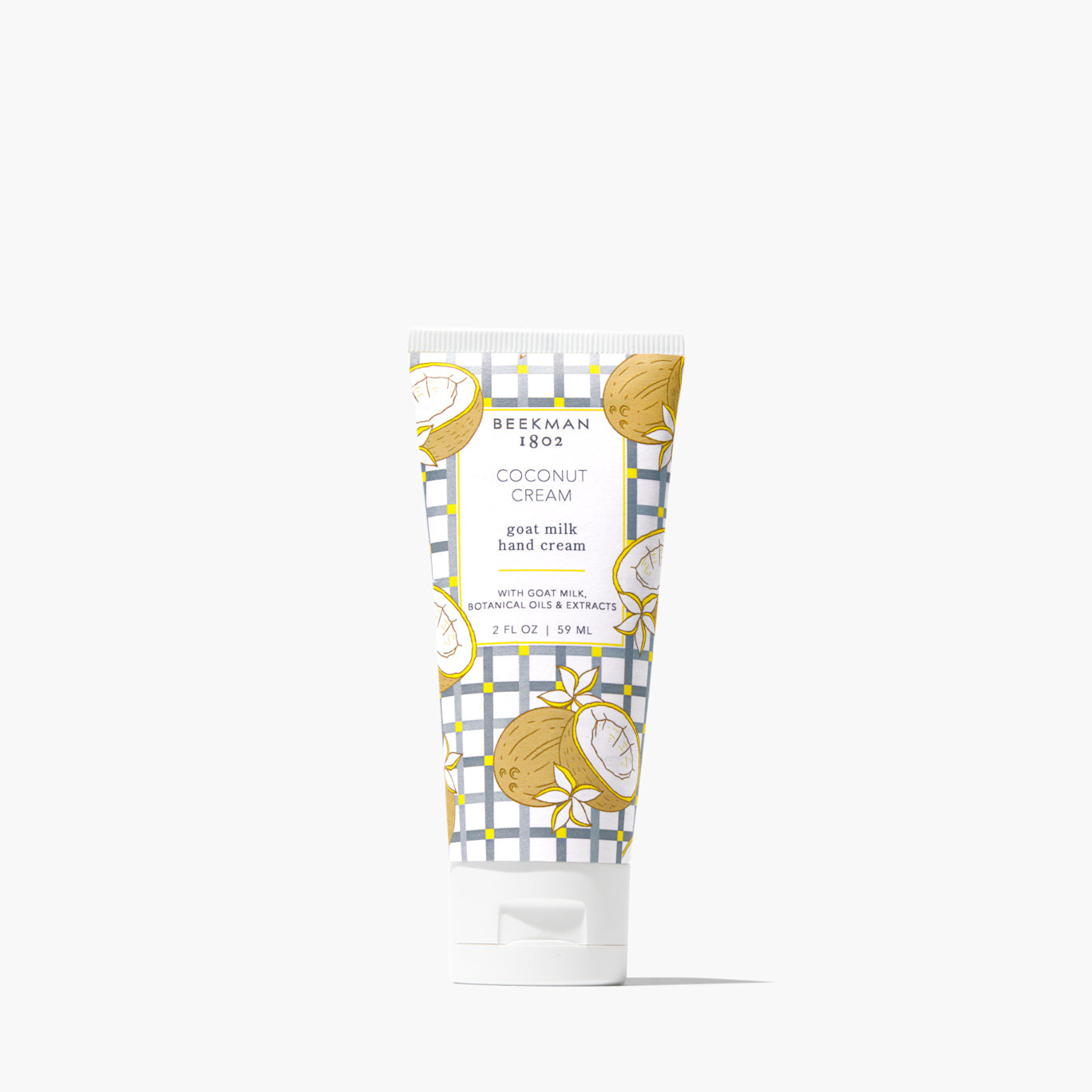 Organic Coconut Cream & Goat Milk Hand Cream - Ultra Moisturizing for Dry Skin - Perfect for Winter Care, Office Use & Gift Giving