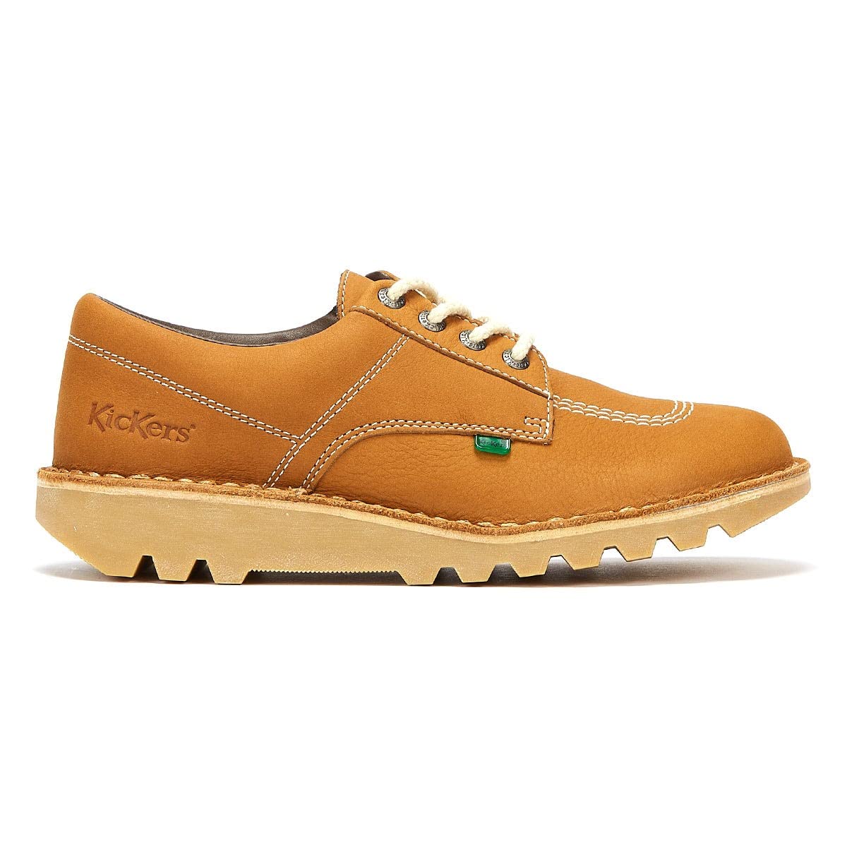 Premium Kickers Kick Lo Leather Shoes for Men & Women - Ultra Comfortable & Durable Unisex Casual Sneakers for Walking, Work & Everyday Wear