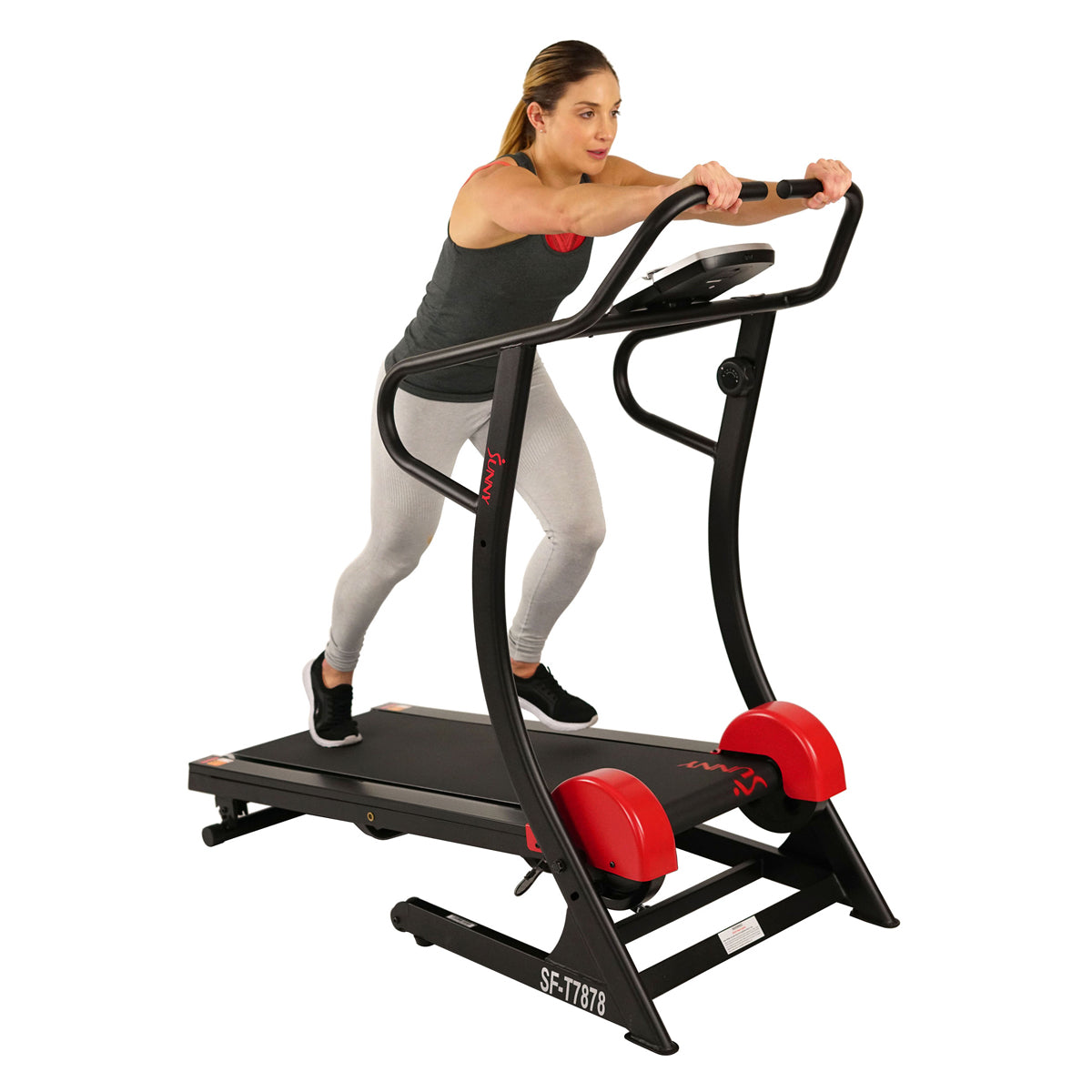 Cardio Trainer Manual Treadmill - 300 lb Weight Capacity with Adjustable Incline for Home Gym & Small Spaces | Perfect for Walking Exercise & Indoor Fitness