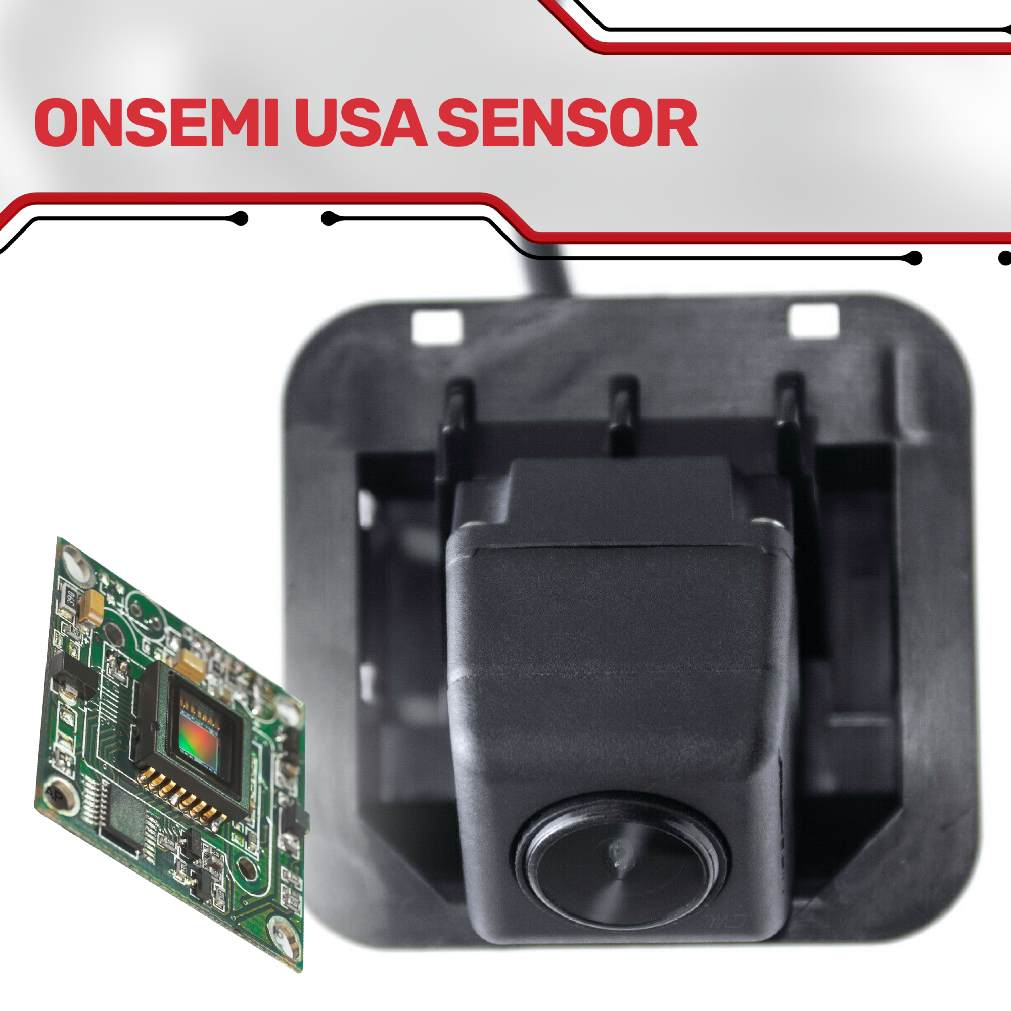 2017-2019 GMC Acadia/Denali OEM Backup Camera Replacement - Part #23132328 - Perfect for Night Parking & Trailering Safety