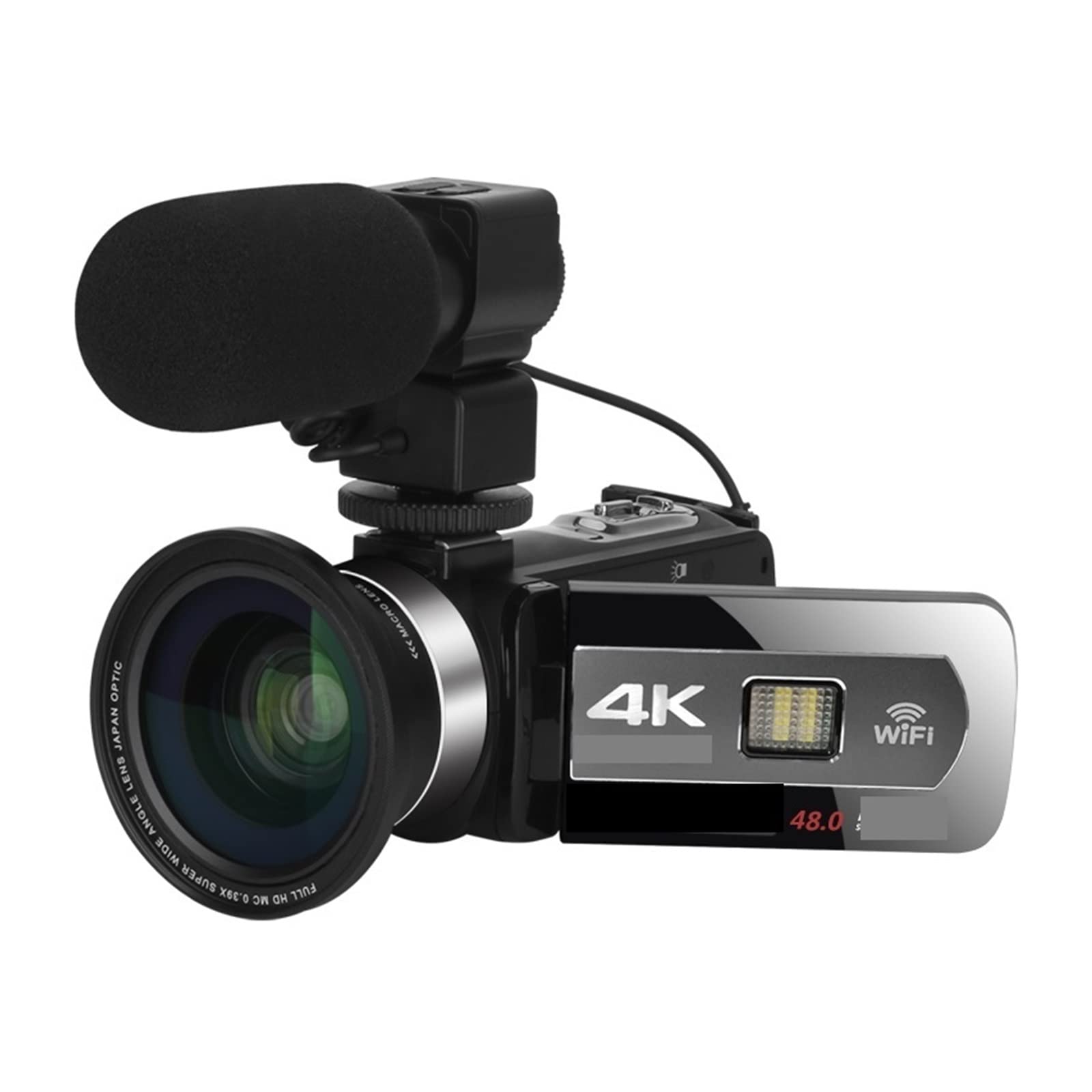 AUBEST 4K HD Professional Digital Video Camera Camcorder with 18X Zoom & Auto Focus - Perfect for Vlogging, YouTube, Travel & Photography (Includes 128GB SD Card & Accessory Kit)