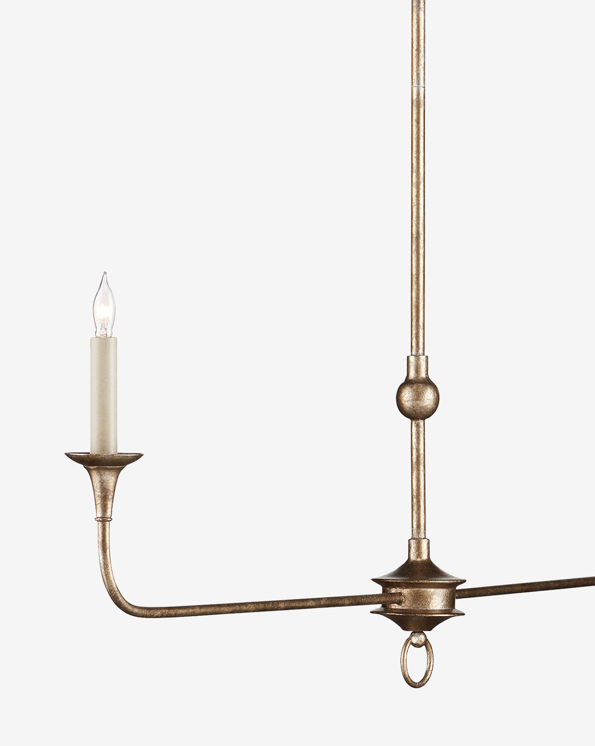 Modern Nottaway Linear Chandelier - Sleek LED Crystal Pendant Light Fixture for Dining Room, Kitchen Island & Living Room Decor