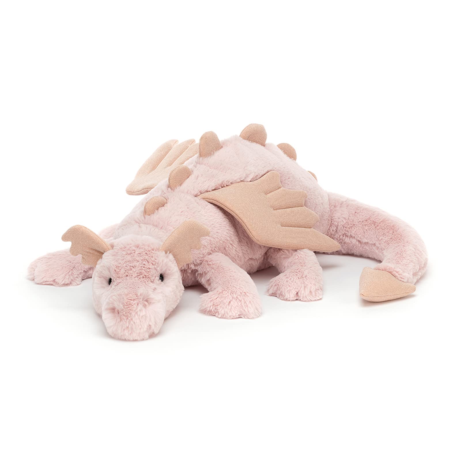 Jellycat Rose Dragon Plush Toy - 20.5 Inch Large Stuffed Animal for Kids, Soft Mythical Creature Gift for Boys & Girls - Perfect for Cuddling, Nursery Decor, and Fantasy Playtime