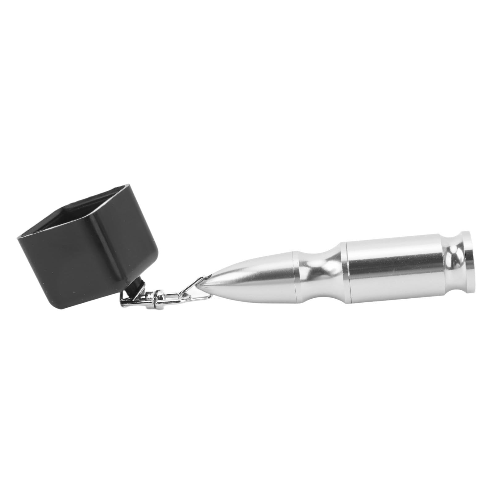 Premium Pool Cue Chalk Holder - Durable Abrasion & Impact Resistant Billiard Accessory for Professional Players (Silver/Black) - Perfect for Bars, Game Rooms & Home Pool Tables