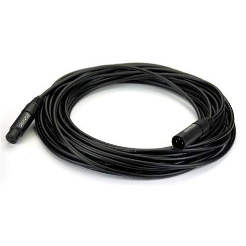 MKQ50 Professional XLR Microphone Cable - 50ft High-Quality Balanced Audio Cable for Studio Recording, Live Performances & Podcasting