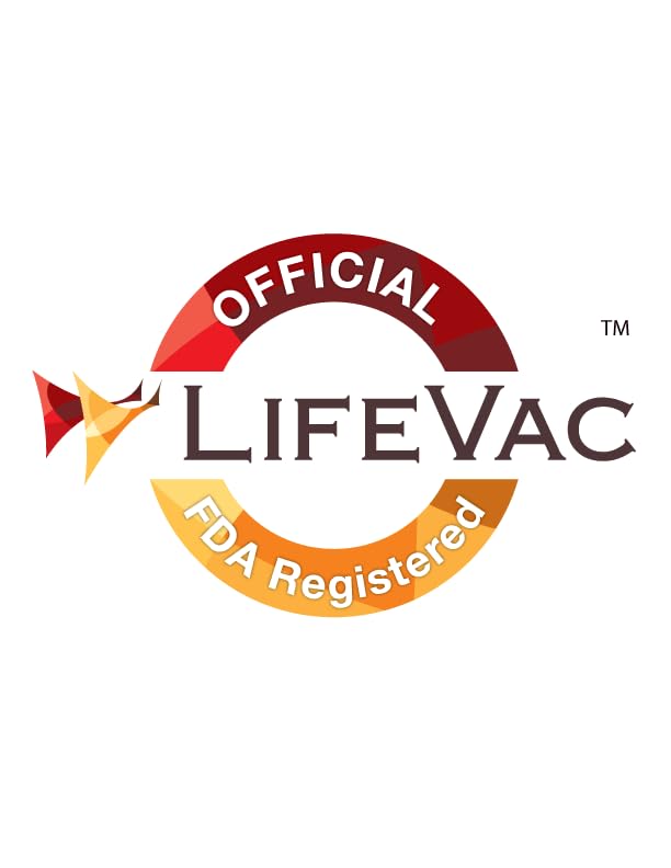 LifeVac Blue Travel Kit - Portable Choking Rescue Device for Kids & Adults | First Aid Airway Suction Tool | Emergency Home, Travel & Restaurant Safety Equipment | Perfect for Families, Schools and Outdoor Adventures