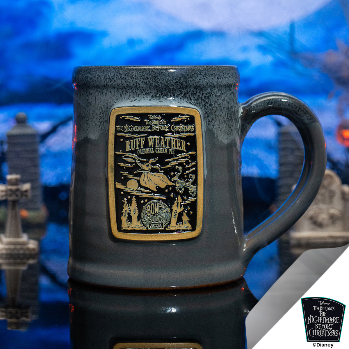 Premium Handcrafted Ceramic Coffee Mug - Ruff Weather Design - Perfect for Hot Drinks, Soups & Cozy Home Use