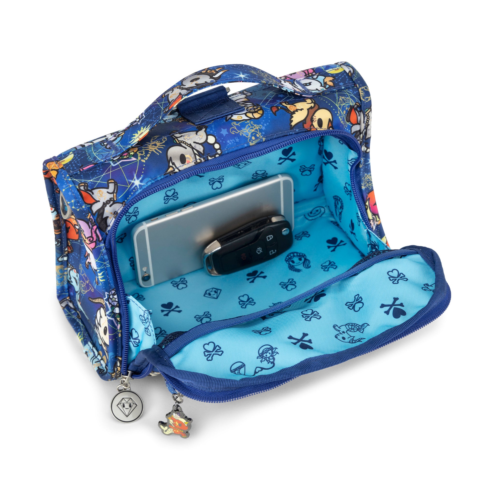 JuJuBe x Tokidoki Kawaii in the Sky Collection Backpack - Stylish & Functional Diaper Bag for Moms (Canada Exclusive) - Perfect for Travel, Shopping & Everyday Use