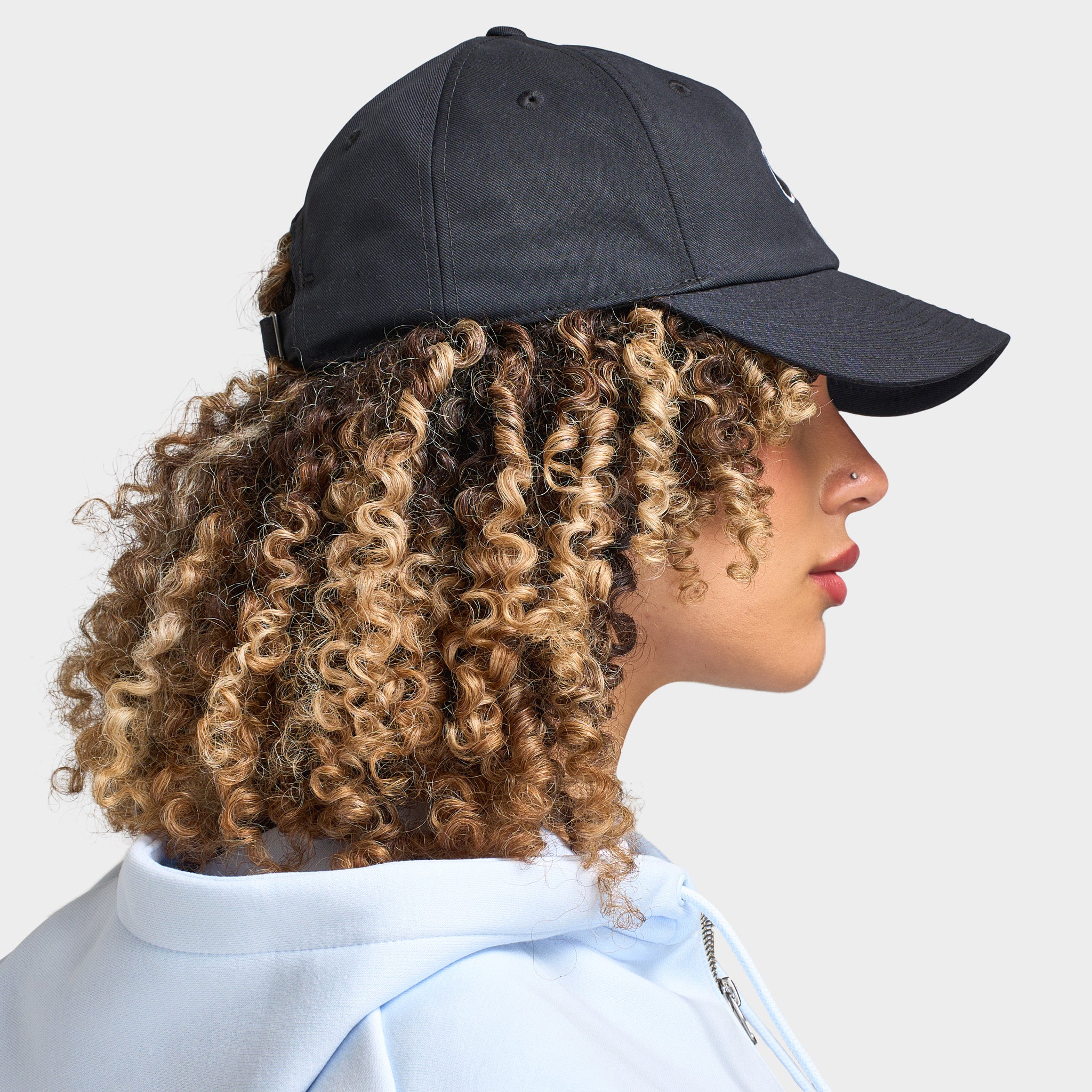 Nike Club Unstructured Swoosh Cap - Black Adjustable Baseball Hat for Men & Women | Casual, Sports & Outdoor Activities