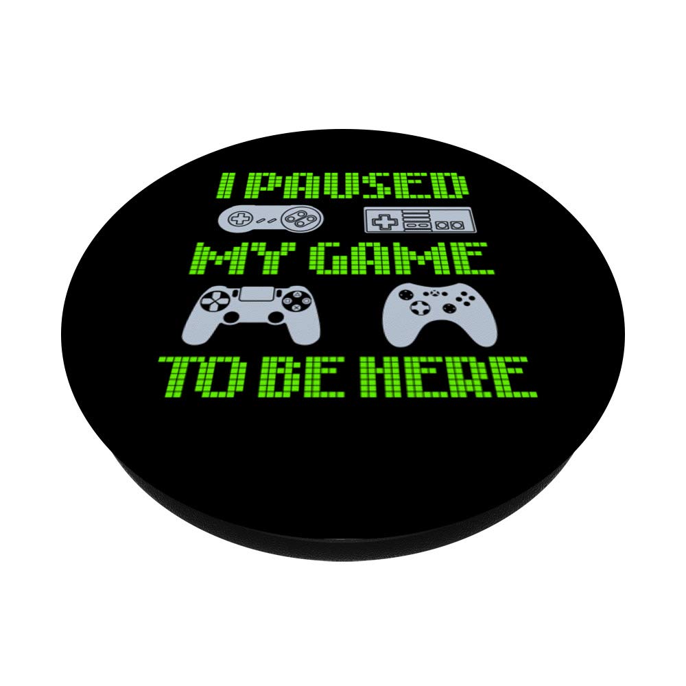 I Paused My Game To Be Here Funny Video Gamer T-Shirt - Perfect for Gaming Sessions & Streamer Merch