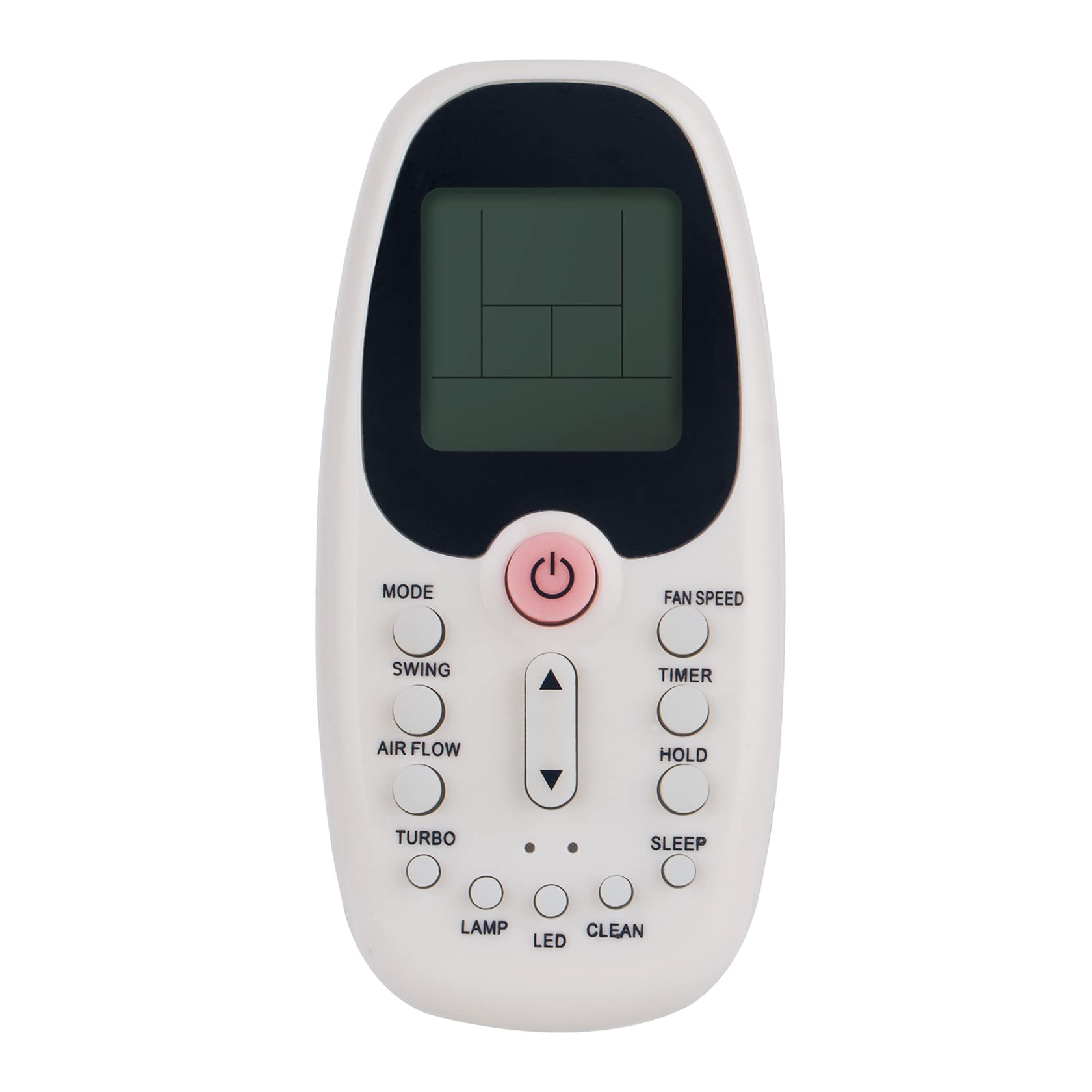 Allimity ZH/EZ-01 Replacement Remote Control Compatible with CHIGO Tornado KOMECO Air Conditioner - Perfect for Home, Office, and Commercial Cooling Systems