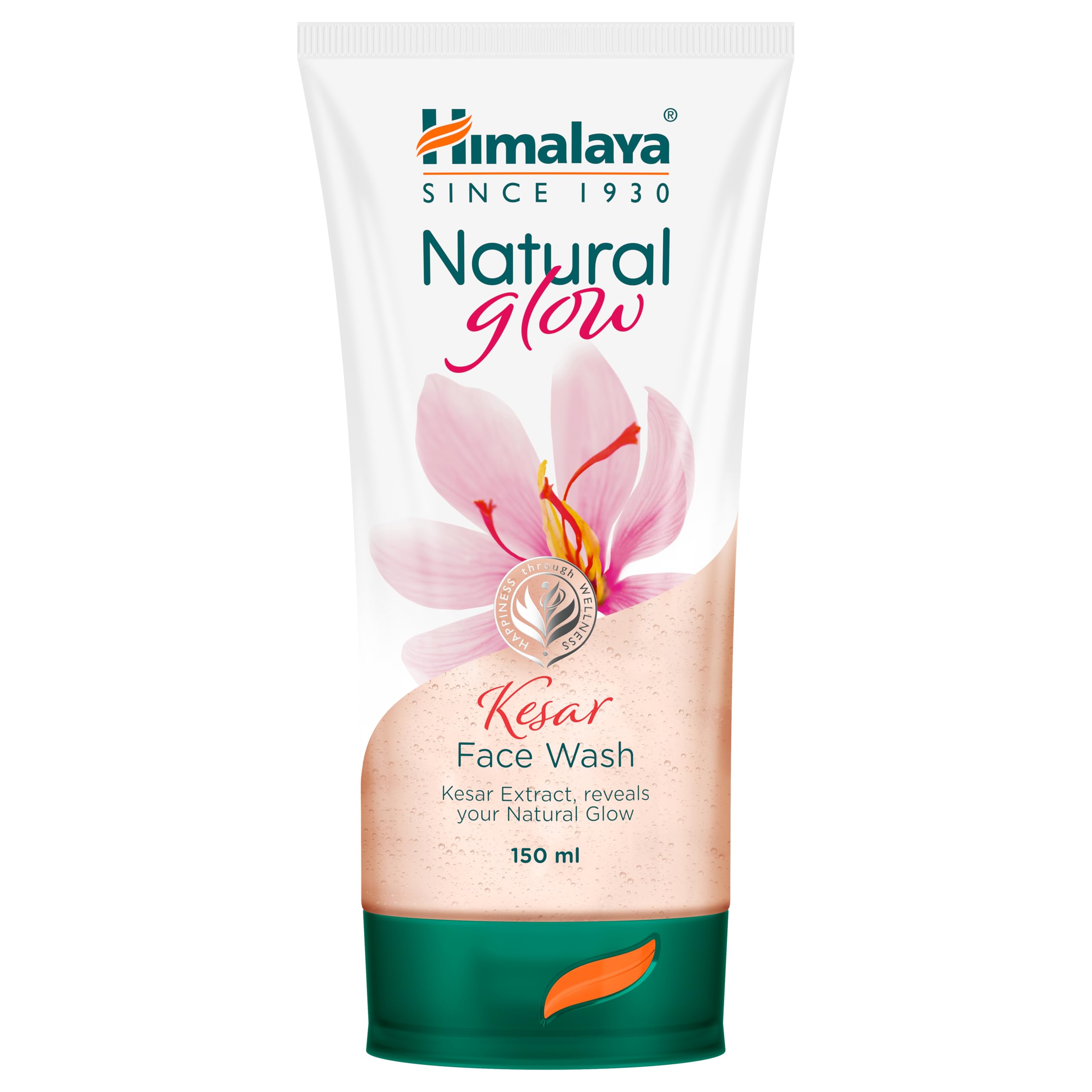 Himalaya Kesar Fairness Face Wash 150ml - Brightening & Glowing Skin Cleanser for Daily Use, Travel & Gifting