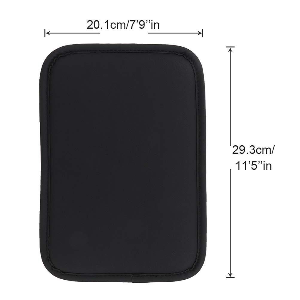 OCPTY Car Center Console Cushion Pad - Comfortable Armrest Cover for Toyota 4Runner (1984-2019) - Black Auto Interior Accessories for Long Drives & Road Trips