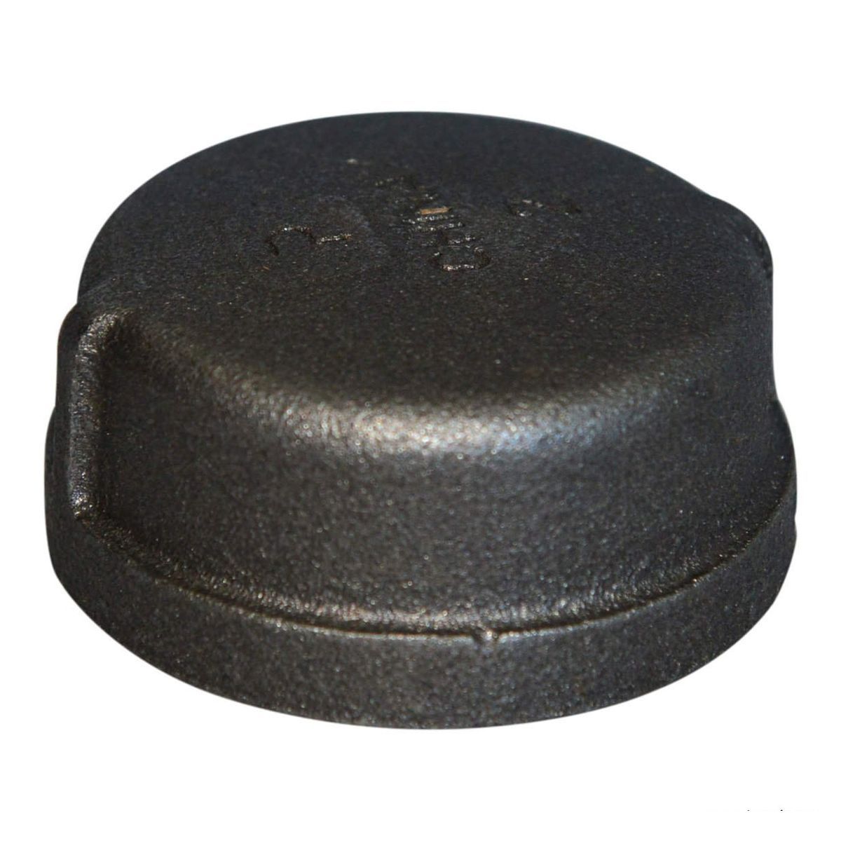 Malleable Iron Threaded Fitting Cap - Heavy Duty Pipe Connector for Plumbing, Gas Lines & Industrial Applications