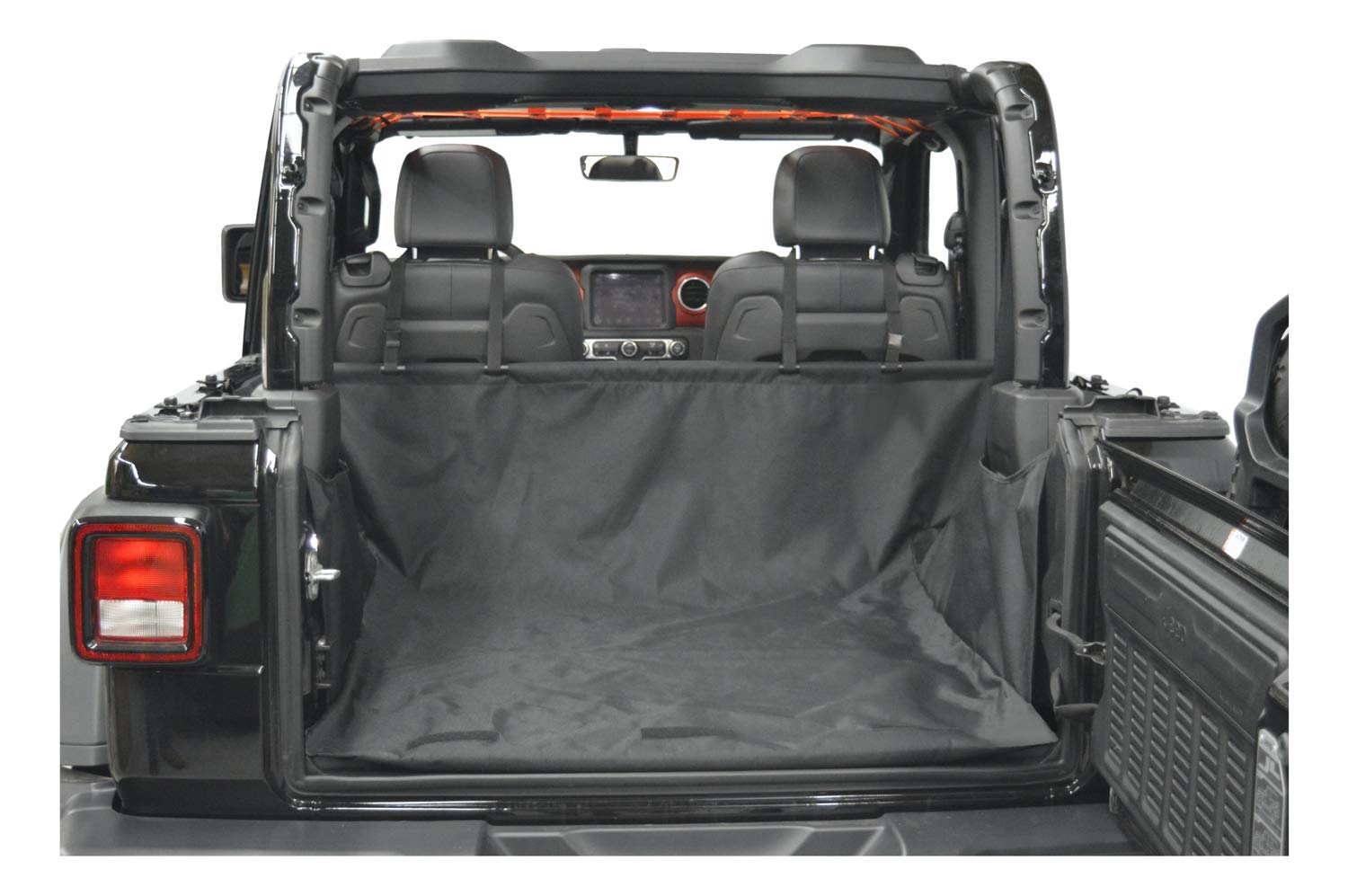 Jeep JL & JLU Cargo Liner - Premium Trunk Mat for 2 Door & 4 Door Models (2018-2023) | Waterproof Rear Seat Protection for SUVs, Camping & Road Trips