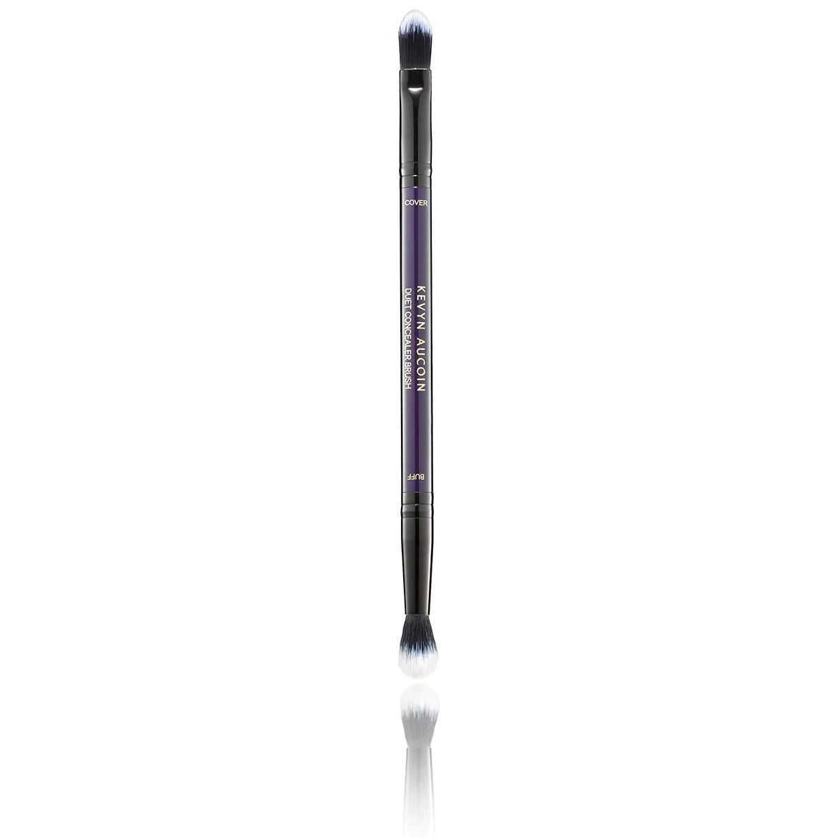 Professional Duet Concealer Brush - Dual-Ended Makeup Brush for Flawless Coverage & Blending | Perfect for Under Eyes, Blemishes & Contouring