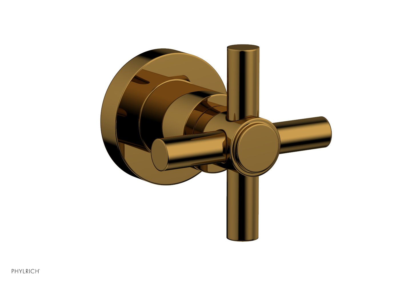 BASIC Volume Control Diverter Trim - Tubular Cross Handle D2PV134A for Bathroom & Shower Faucet Installation | Perfect for Home Renovation & Plumbing Projects