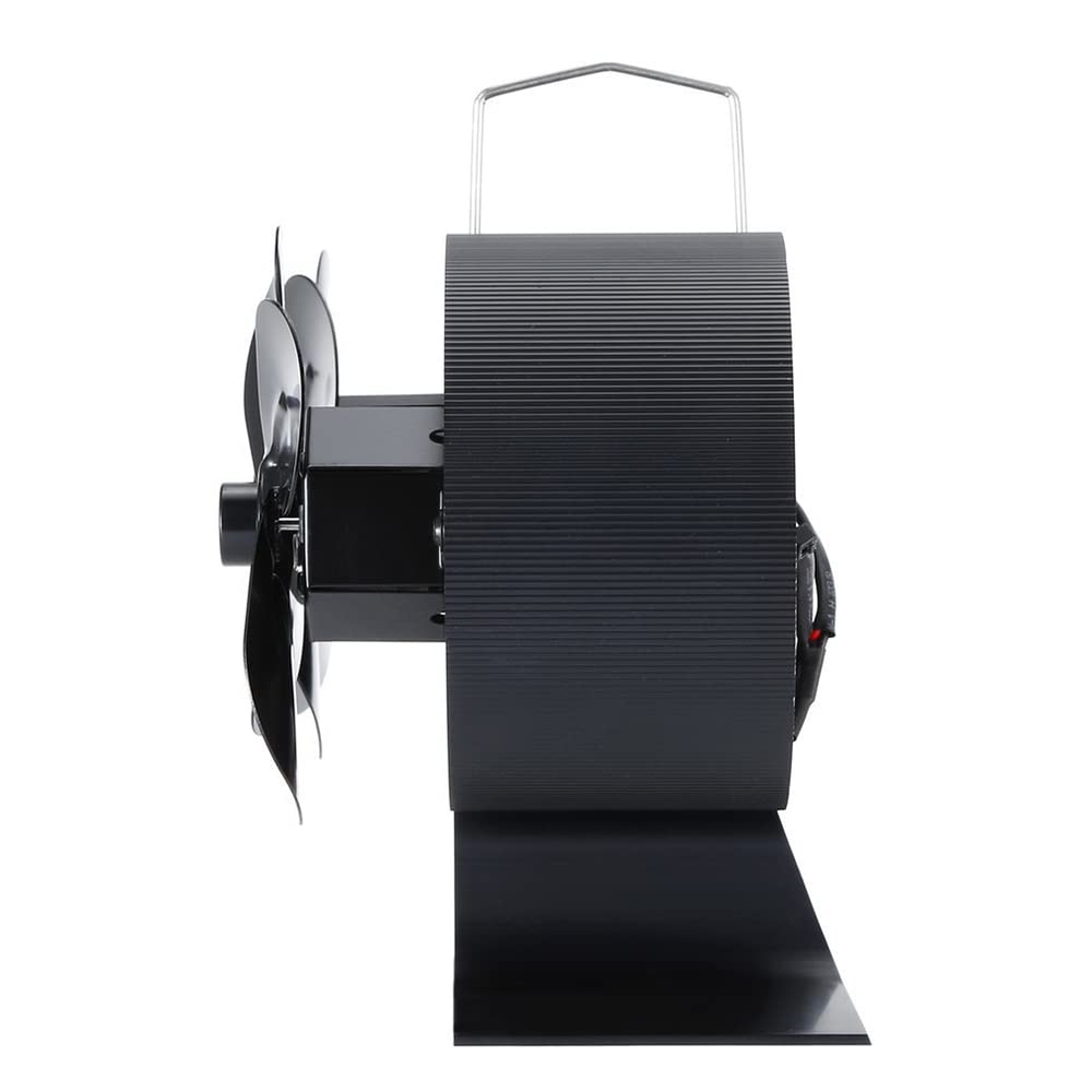 Ifan Wood Stove Fan with Thermometer - Quiet Dual Motor Eco Heater Fan for Improved Air Circulation - Perfect for Fireplace, Home Heating & Energy Efficiency