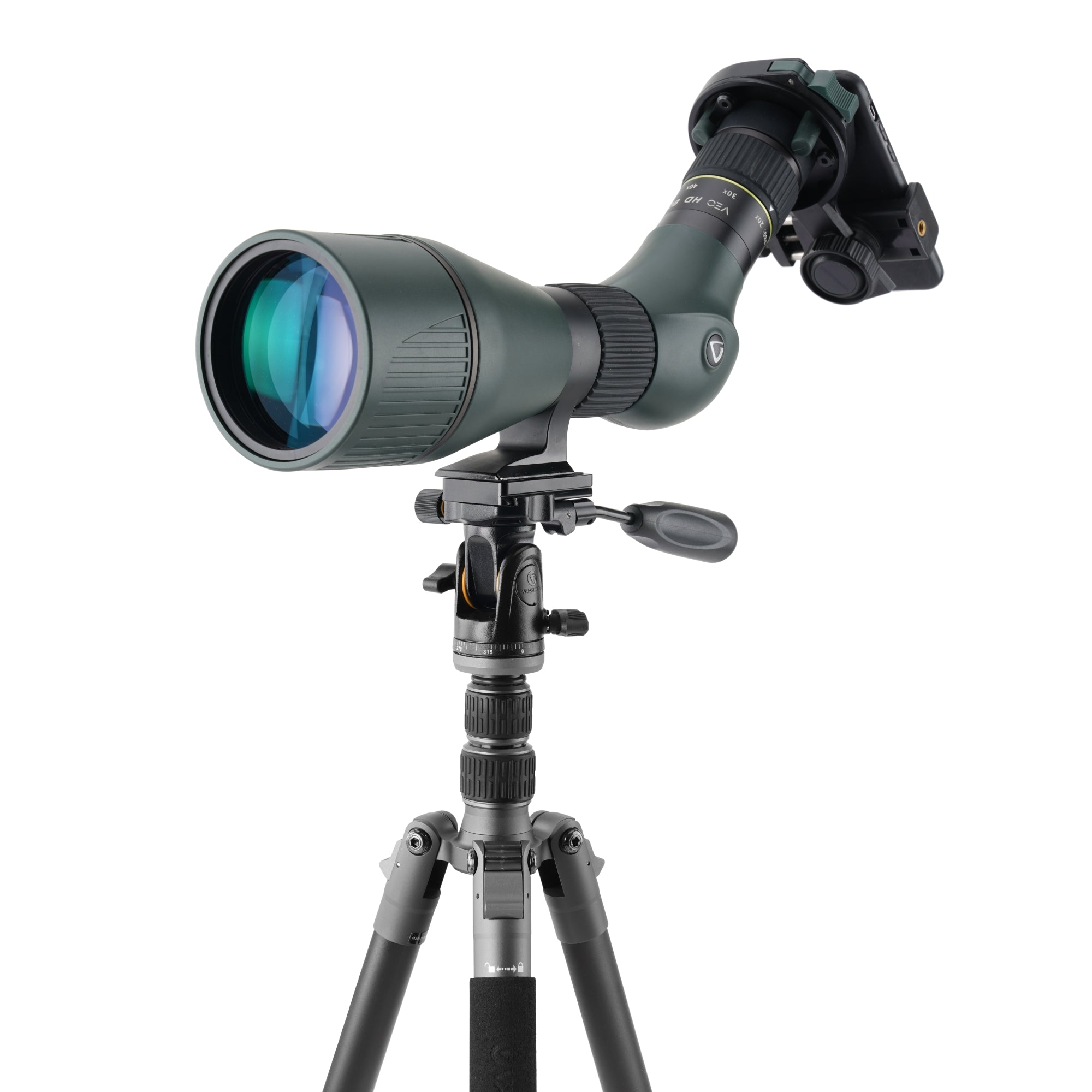 VEO 3 GO 235AP Aluminum Camera Tripod with Pan Head - Professional Photography & Videography Tripod for DSLR Cameras, Binoculars, Telescopes - Perfect for Travel, Outdoor Shooting, and Studio Use
