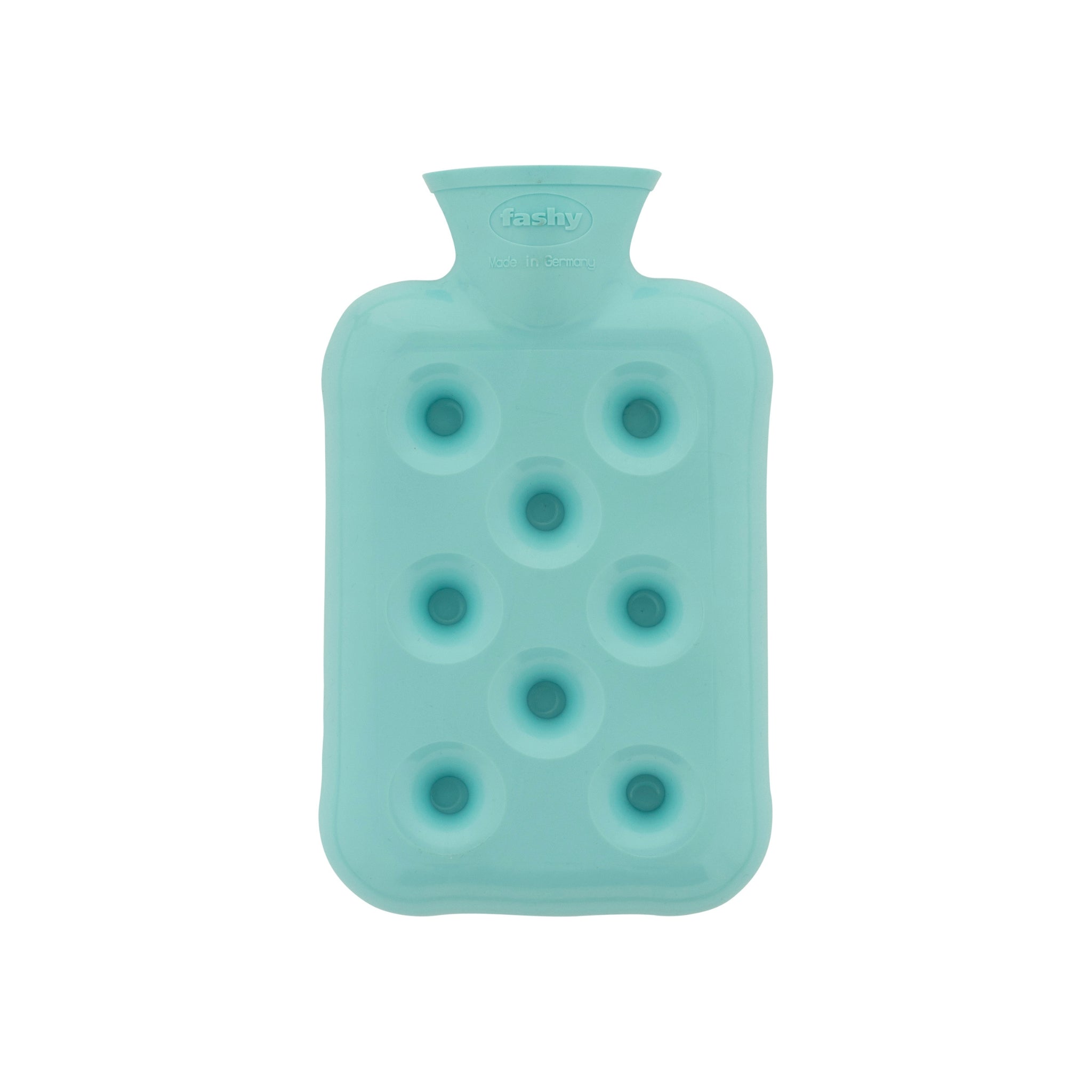 0.5L Pastel Blue Honeycomb Pattern Fashy Hot Water Bottle - Soft Padded & Portable Pocket Warmer for Pain Relief, Cold Weather & Cozy Nights at Home