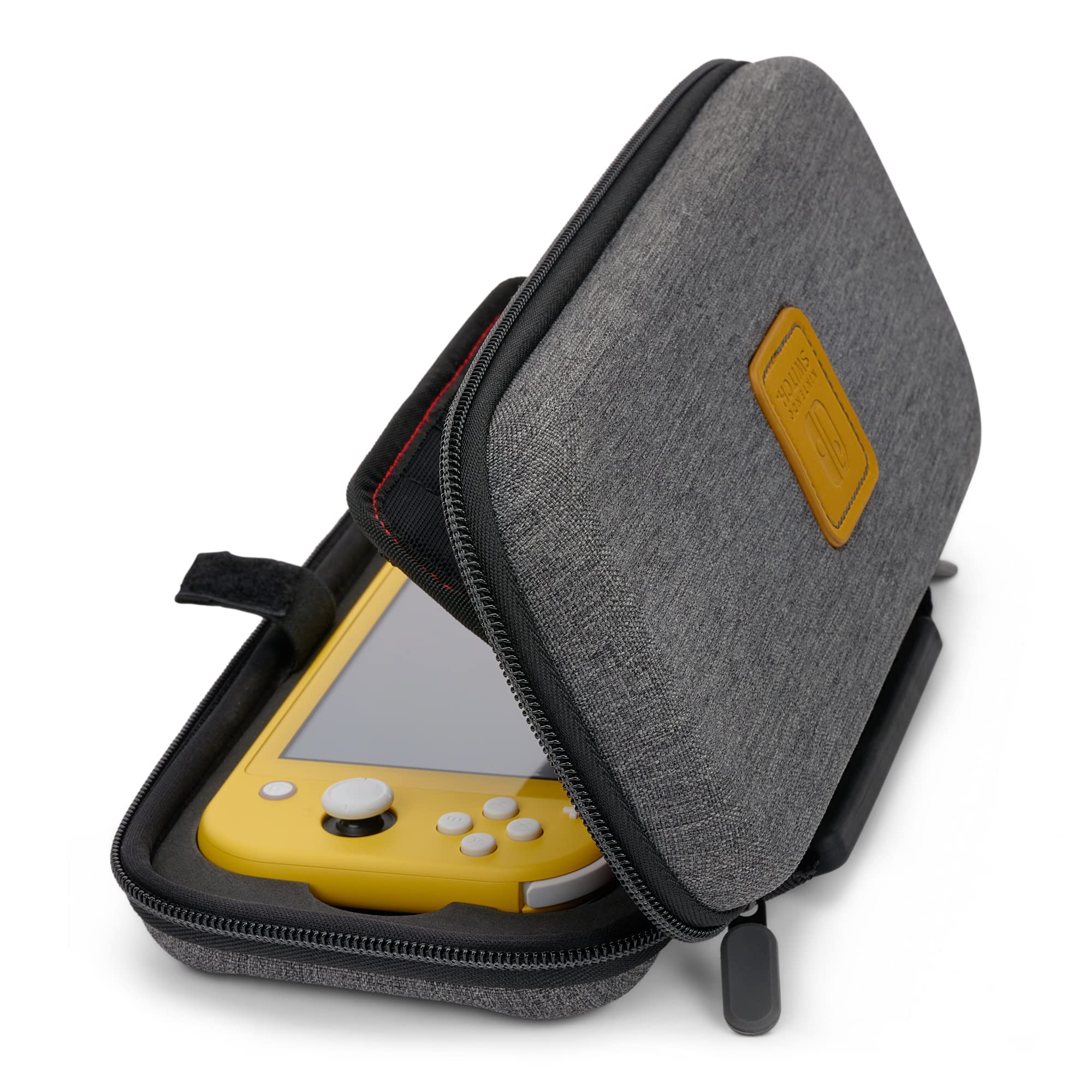 PowerA Protective Case for Nintendo Switch OLED, Switch & Switch Lite - Durable Charcoal Cover for Gaming On-The-Go, Travel & Storage