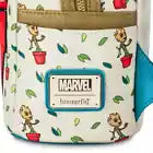 Groot Loungefly Mini Backpack - Guardians of the Galaxy Marvel Cosplay - Perfect for Disney Parks, Comic Con & Everyday Use