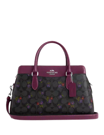 Coach Darcie Carryall Handbag - Signature Canvas with Floral Print, Crossbody Purse for Women, Perfect for Work, Travel & Everyday Use