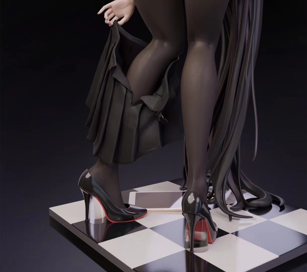 Mi Yin Studio Blue Archive Tsukatsuki Rio Anime Figure - Collectible Character Model for Fans, Display & Decoration in Home, Office, or Gaming Room