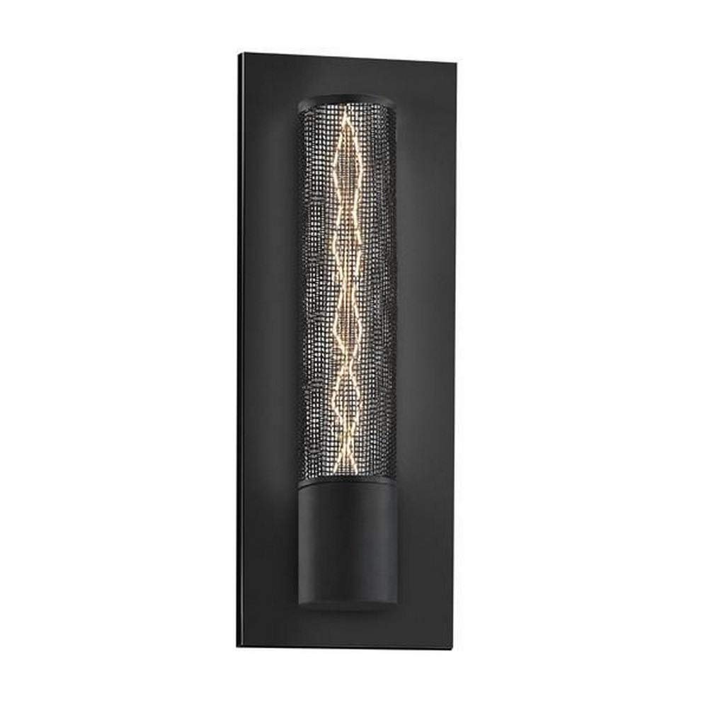 Sonneman 4943-97 Modern Black One Light Wall Sconce - Elegant Lighting Fixture for Bedroom, Living Room & Hallway