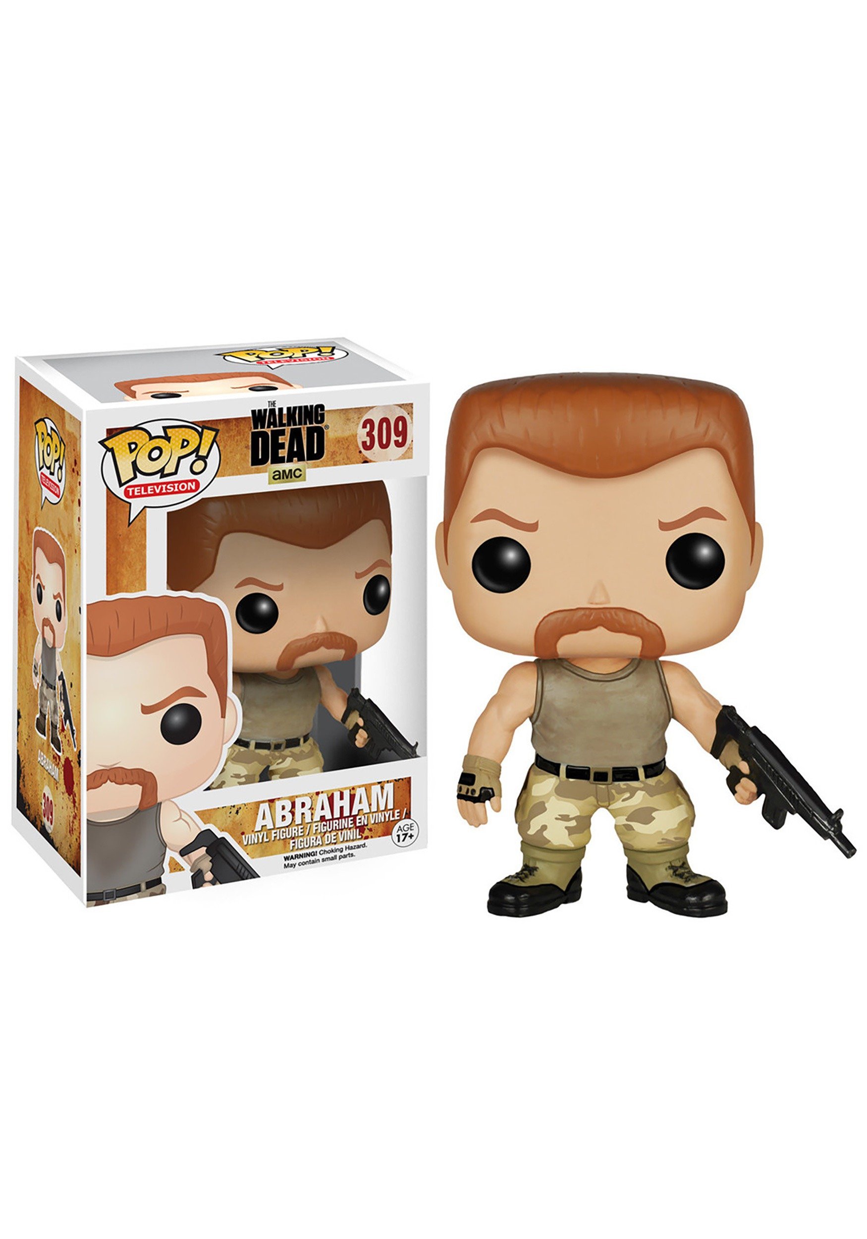 Funko Pop! The Walking Dead Abraham Action Figure Collectible Toy - Perfect for Fans, Gifts, and Display in Home or Office