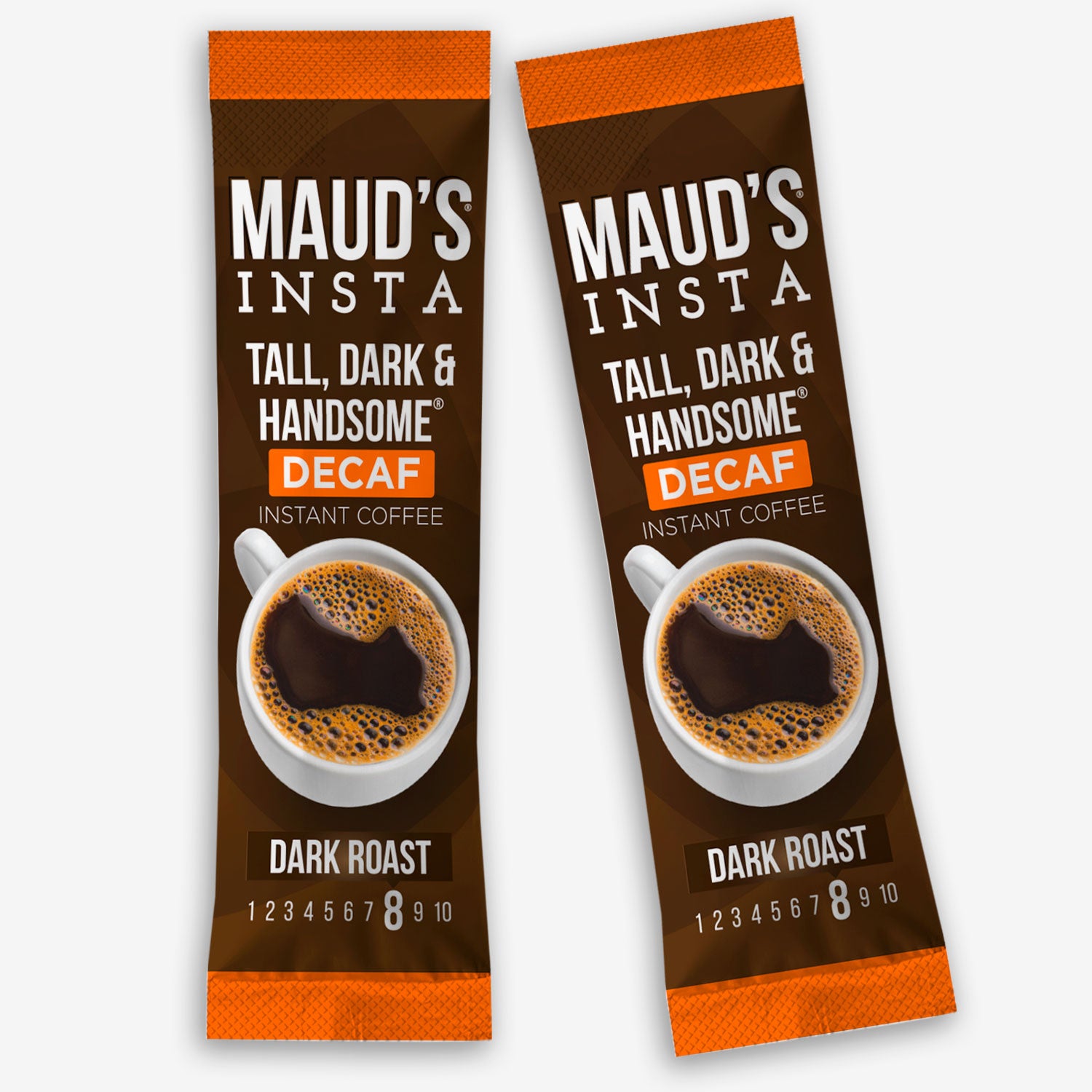 Maud's Premium Instant Decaf Dark Roast Coffee - Rich Flavor, 100% Arabica Beans - Perfect for Office, Travel & Late-Night Relaxation