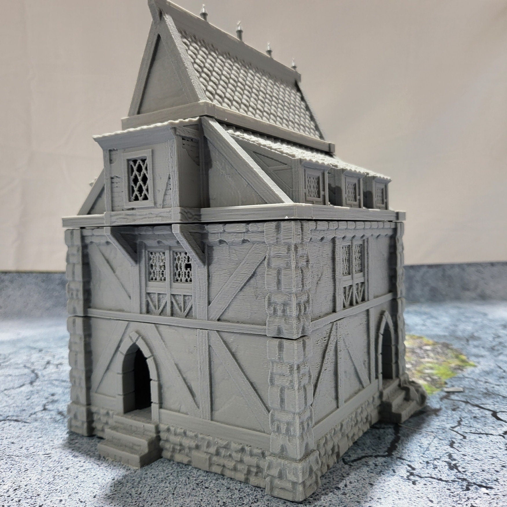 Drennheim City Watermill with Working Water Wheel - 28mm Scale Terrain for Dungeons & Dragons, Tabletop RPGs & Wargaming Scenes