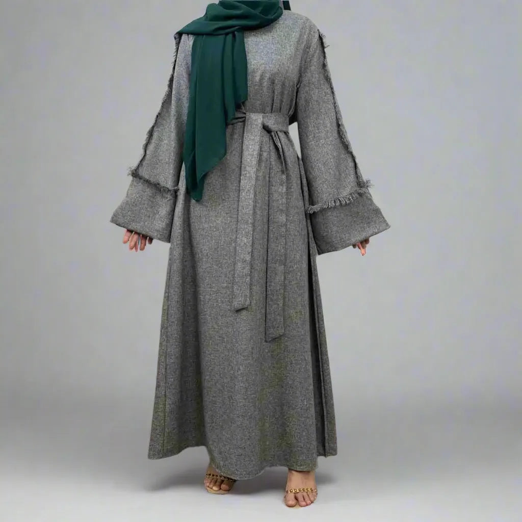 Modest Fashion Plain Abaya Dress for Women - Islamic Prayer Dress & Everyday Wear - Perfect for Mosque, Work, and Special Occasions