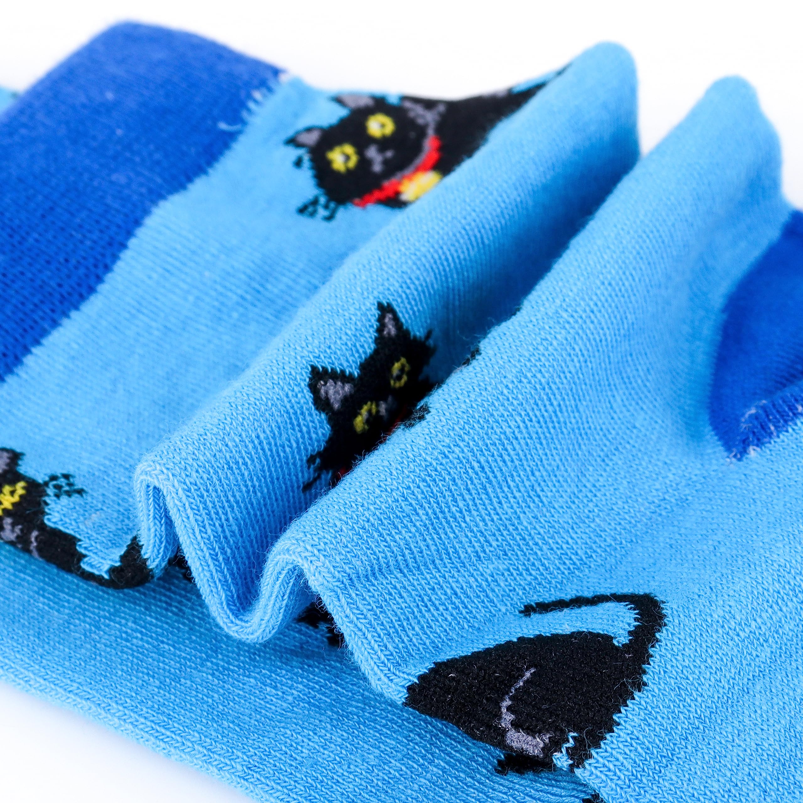 Belloxis Black Cat Socks for Women - Cute & Comfortable Ankle Socks - Perfect Birthday, Christmas & Golf Gifts for Teenage Girls - Great for Casual Wear, Sports & Gift Giving