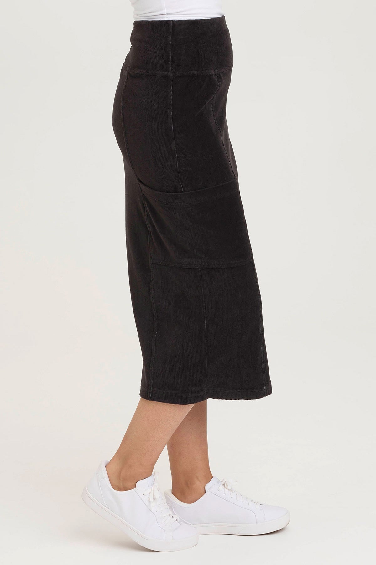 Fannar Black Skirt for Women - Stylish and Comfortable A-Line Skirt for Casual Wear, Office, and Date Nights