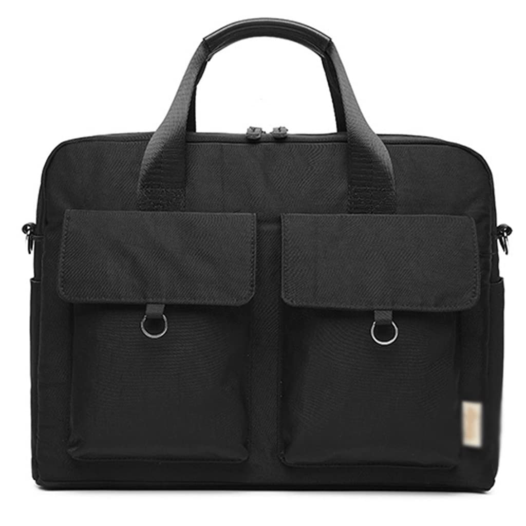 Premium Men's Laptop Messenger Bag - 13.3-14.1 Inch Business Briefcase for Office, Travel & Work - Durable Shoulder Bag for Notebooks & Documents - Ideal for Commuting, Business Trips & Daily Use (Color A)