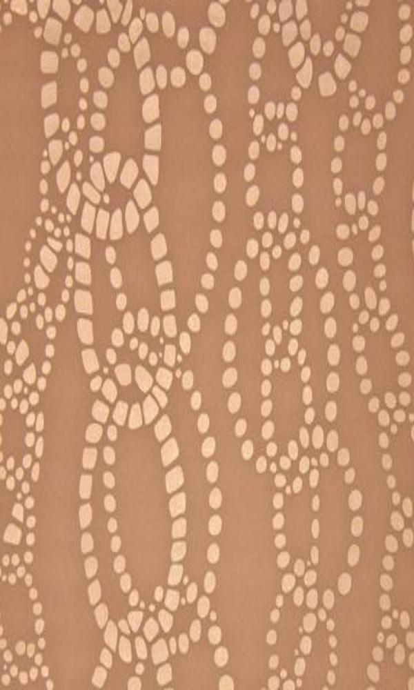 Chain Link Mahogany Dotted Wallpaper SR1702 - Self-Adhesive Peel and Stick Wallpaper for Bedroom, Living Room, Kitchen & Office Decor