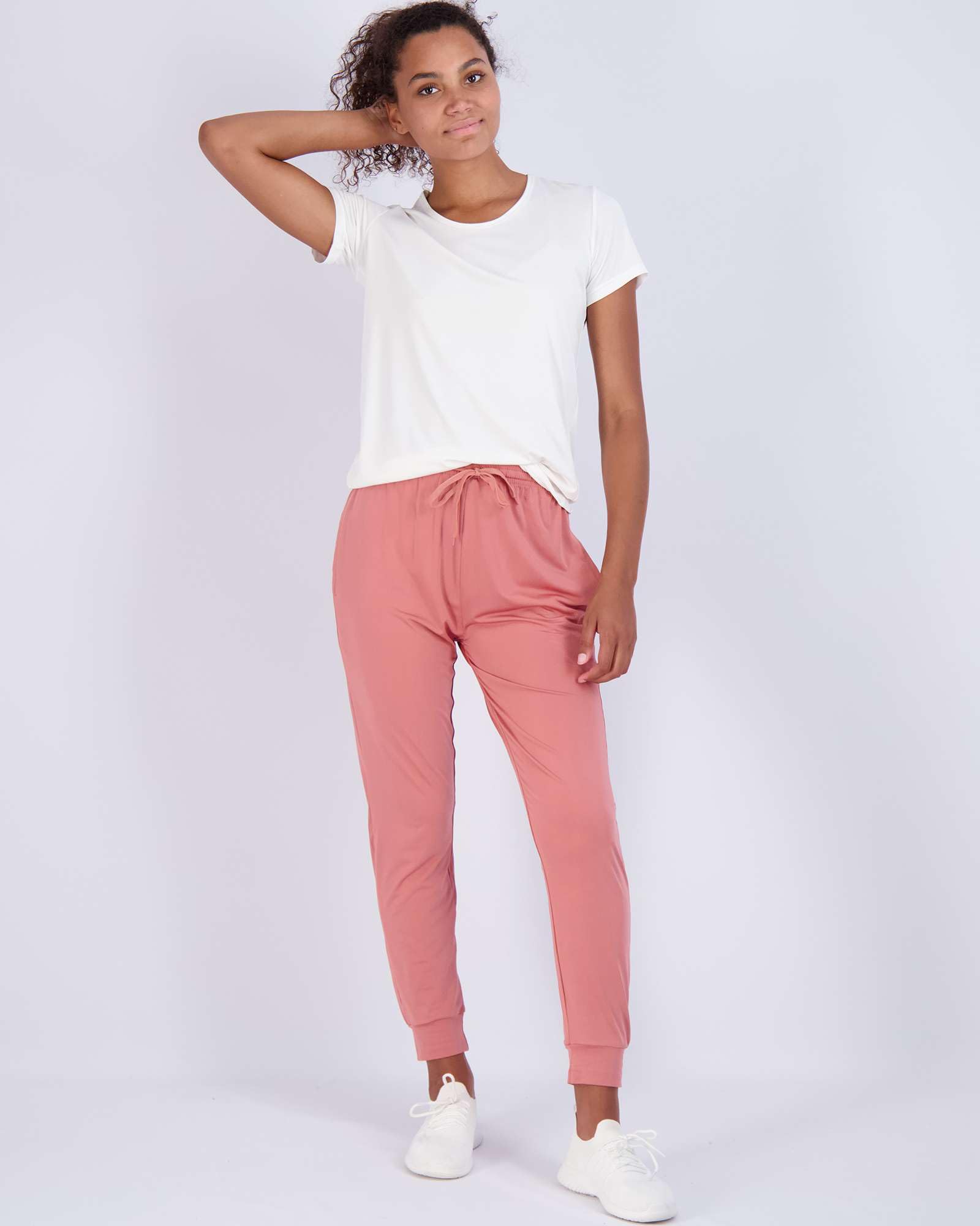 3 Pack Women's Ultra-Soft Silky Dry Fit Lounge Joggers - Lightweight Moisture-Wicking Pants with Pockets for Yoga, Running & Home Wear (Plus Size Available)