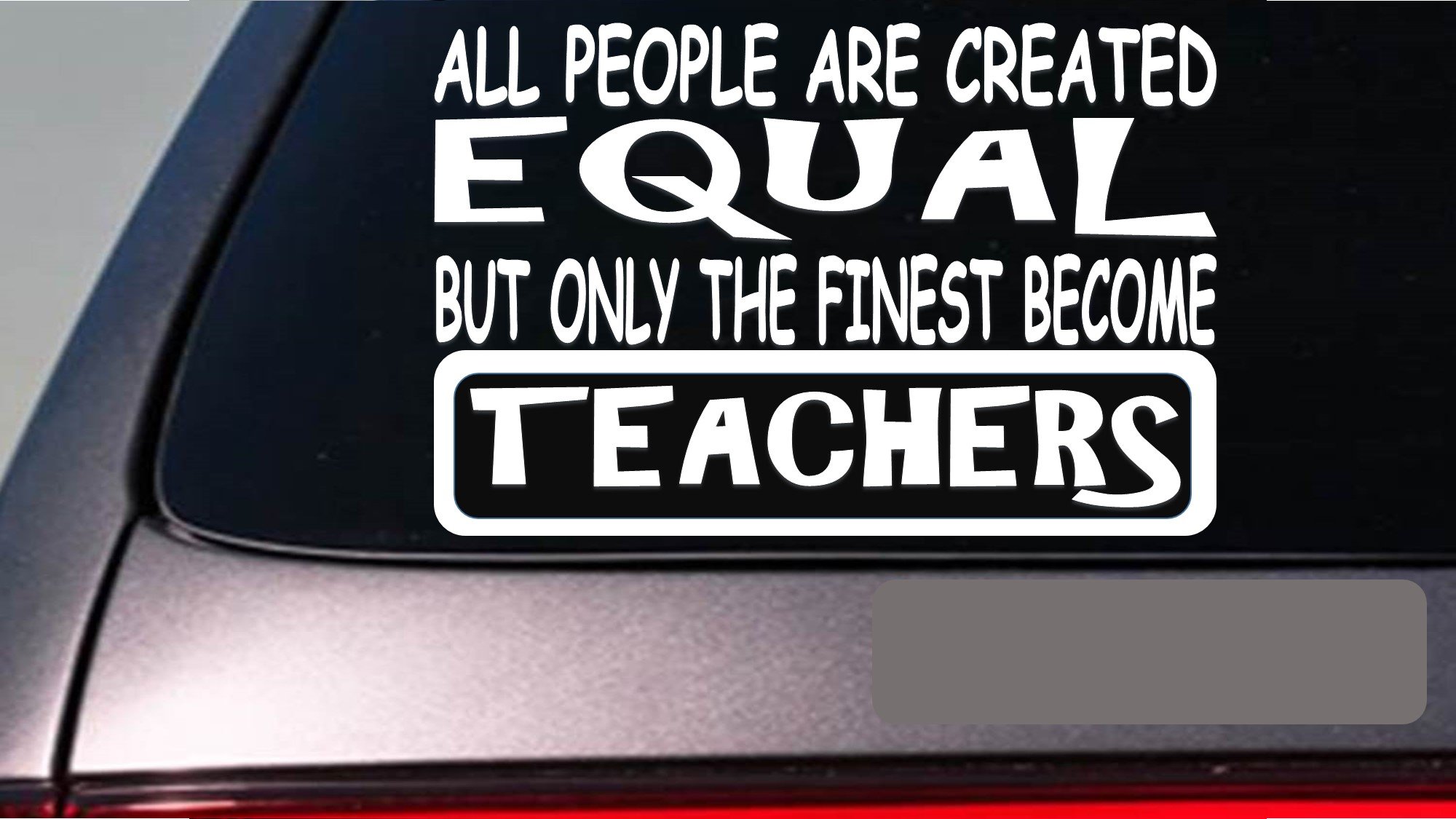 EZ-STIK Teachers All People Equal 6 Inch Sticker Pack - Motivational Classroom Decals for Desks, Notebooks & Planners - Perfect for Teachers, Students & School Supplies Organization