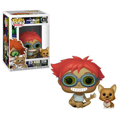 Cowboy Bebop Pop! Vinyl Figure - Edward & Ein Collectible #470 | Anime Merchandise for Fans | Perfect for Display, Gifts & Anime Collections