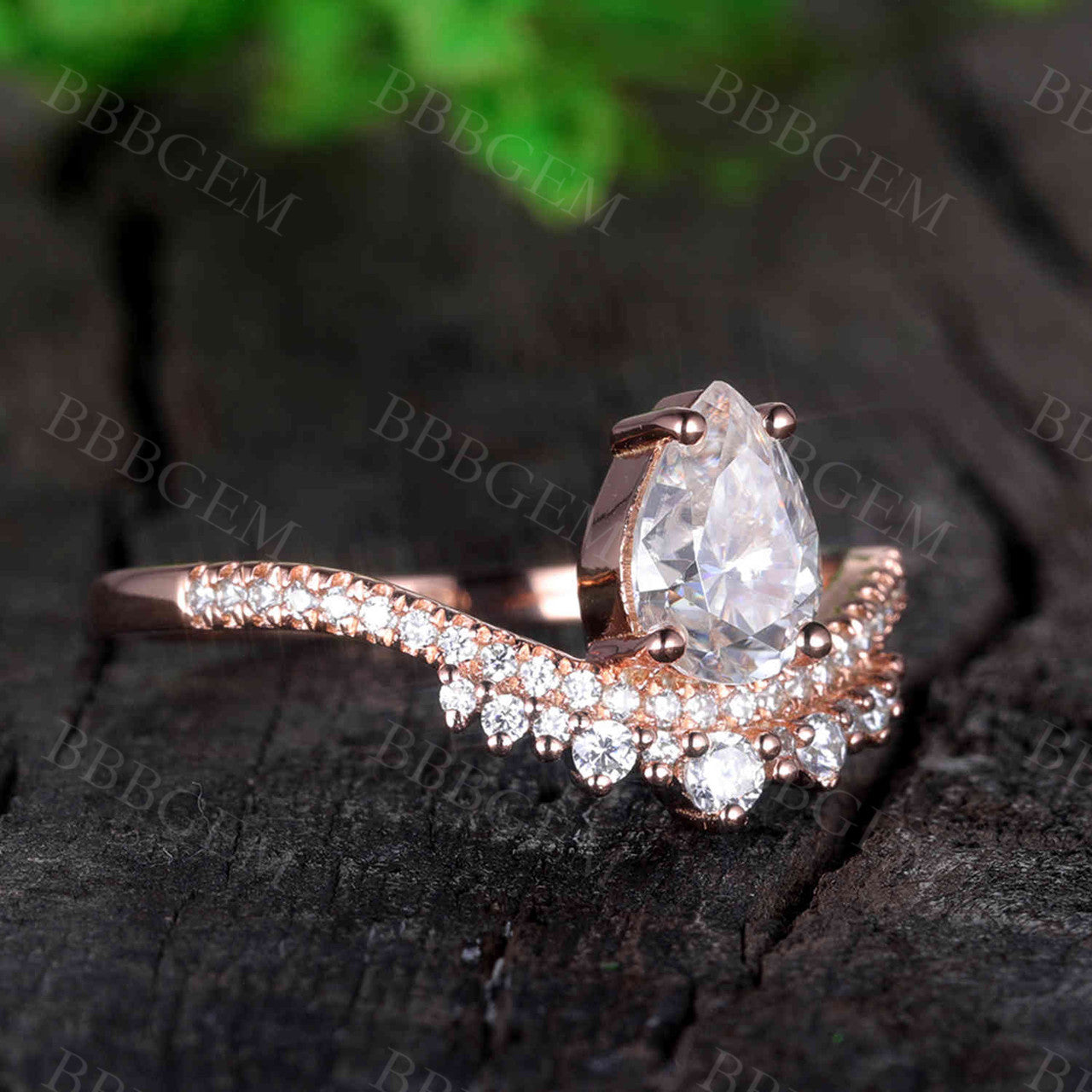 14K/18K Gold Art Deco Style Pear Shaped Moissanite Engagement Ring for Women - Elegant Vintage Wedding Jewelry Gift for Bride, Anniversary & Proposal