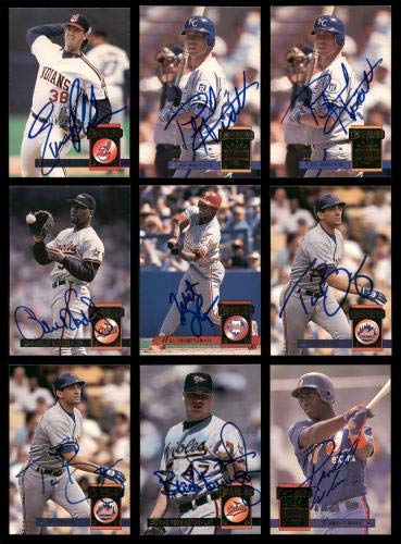 1994 Donruss Baseball Autographed Cards Lot of 85 - PSA Graded MLB Collectible Trading Cards for Sports Memorabilia Collections & Investment
