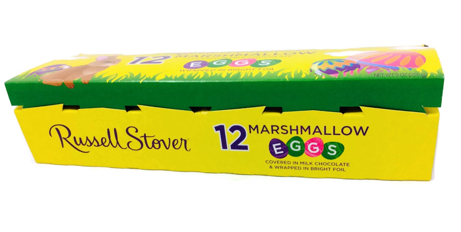 Russell Stover Marshmallow Easter Eggs - 9 oz Crate (Pack of 3) | 36 Creamy Marshmallow Chocolates | Easter Basket Stuffers, Party Favors & Holiday Treats