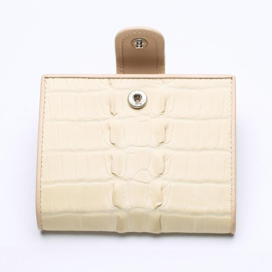 Luxury White Pearl Crocodile Leather Women's Wallet - Elegant Designer Clutch Purse for Everyday Use & Special Occasions