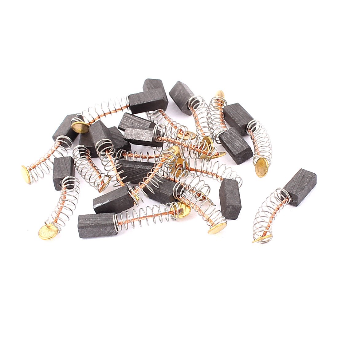 9 Pairs 10x5x4mm Carbon Brushes for Electric Motors - Compatible with Angle Grinders, Power Tools & Fan Motors - Durable Replacement Parts for DIY & Professional Use