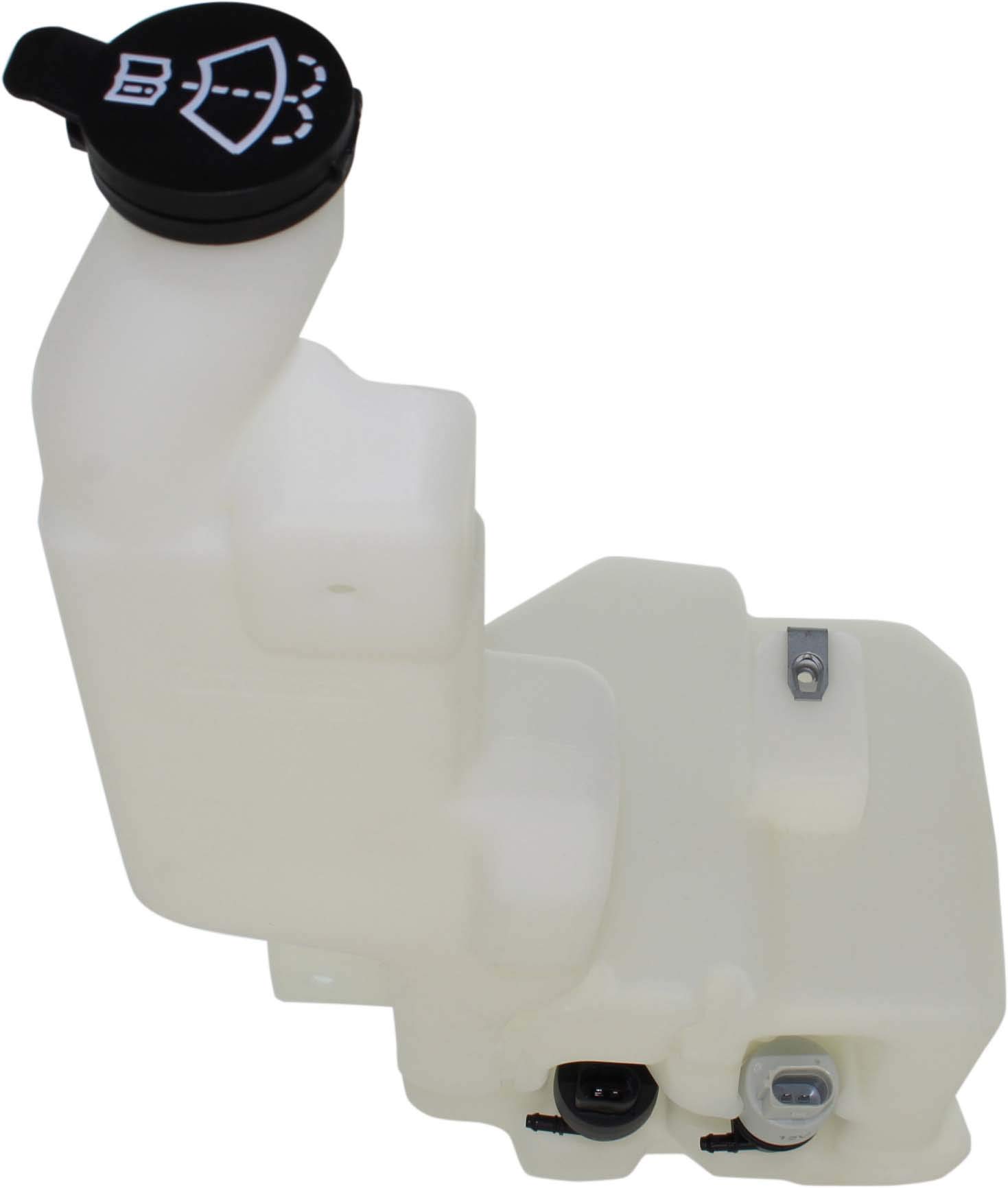 Go-Parts Washer Reservoir Assembly Replacement for 2015-2020 Cadillac Escalade, Chevrolet Suburban, GMC Yukon - Includes Cap, Dual Pump & Sensor - Perfect for Windshield Cleaning & Maintenance