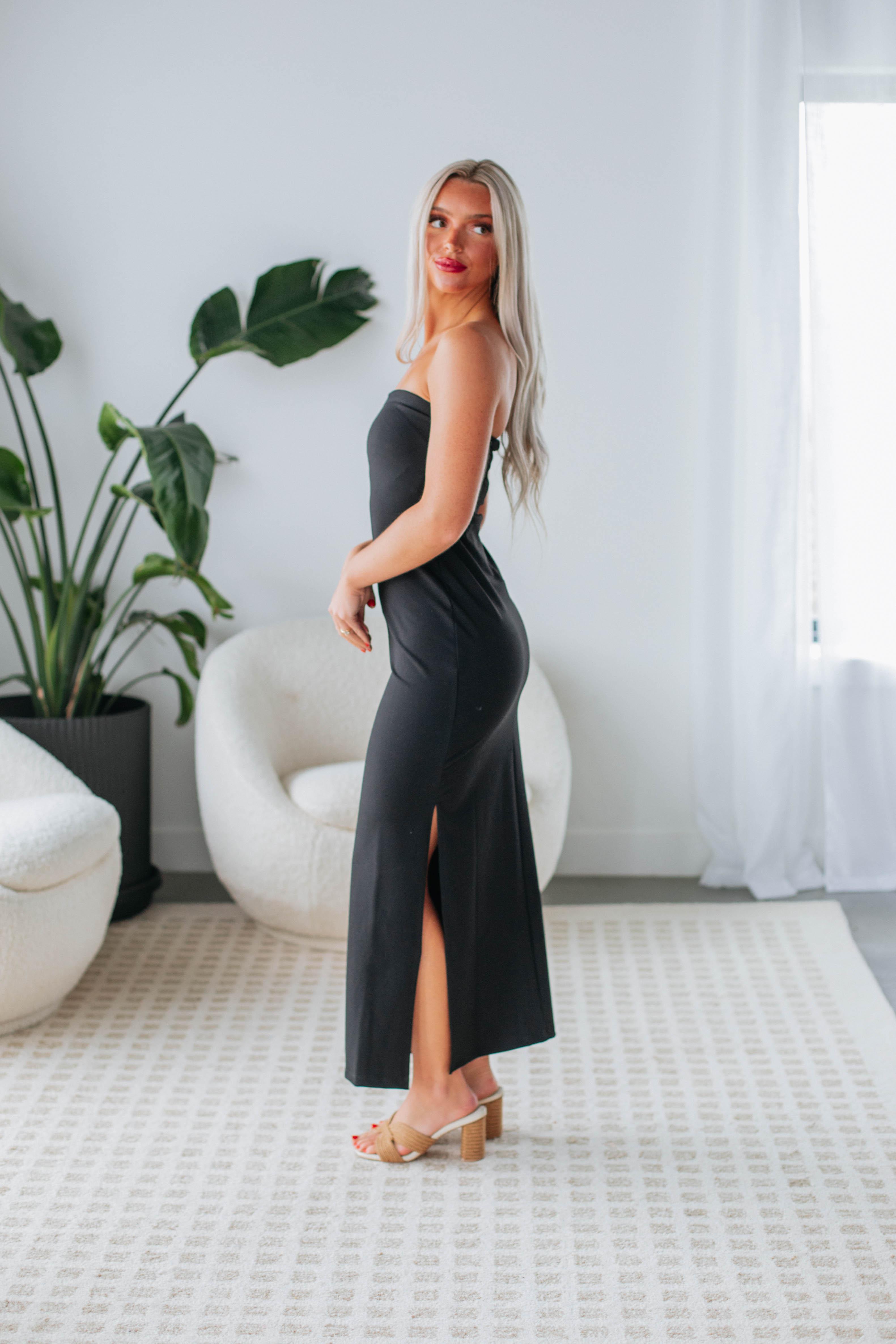 Camilla Dress - Elegant Black Women's Dress for Evening Parties & Special Occasions